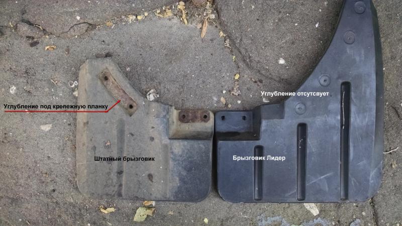 Брызговики стар нов разница